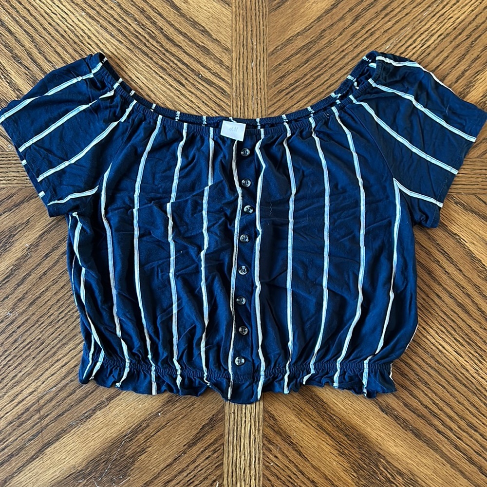 Stripped crop top